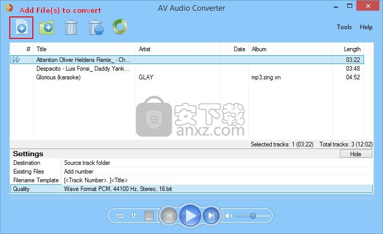 AV Audio Converter(多功能音频文件格式转换工具)