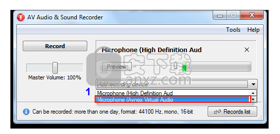 AV Audio & Sound Recorder(多设备音频录制与管理工具)