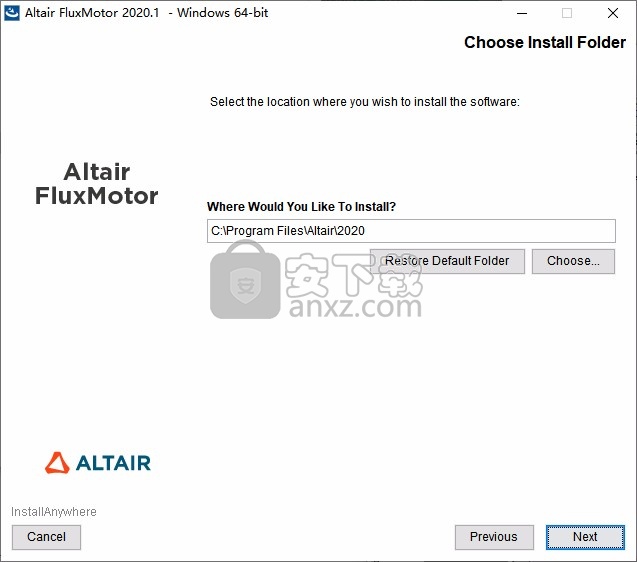 Altair FluxMotor 2020.1.0 x64补丁