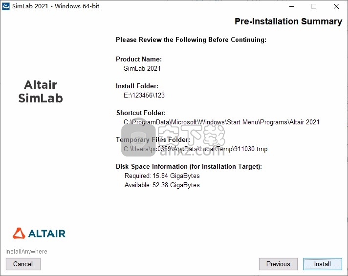 Altair SimLab 2021.0 x64补丁