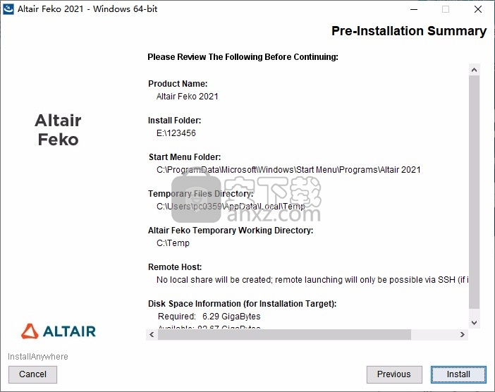 Altair Hw Feko 2021 x64