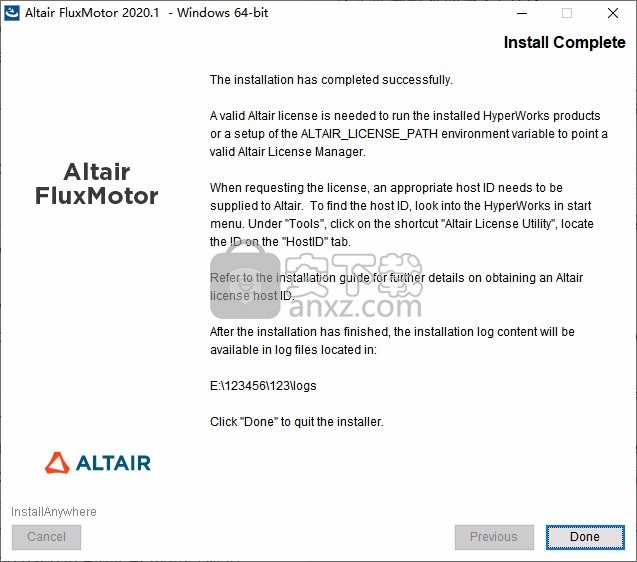 Altair FluxMotor 2020.1.0 x64补丁