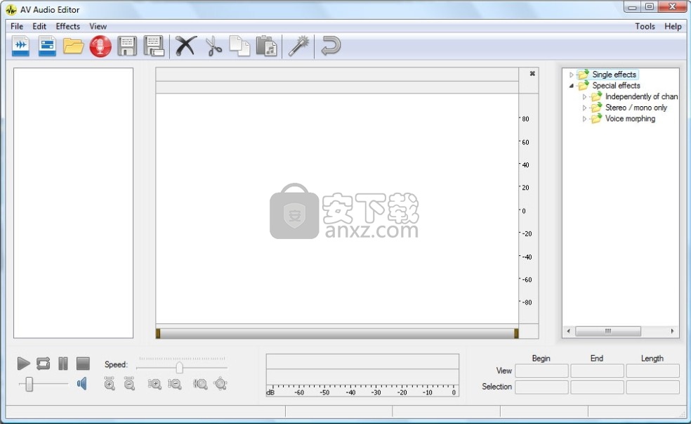 AV Audio Editor(多功能音频文件编辑与管理器)