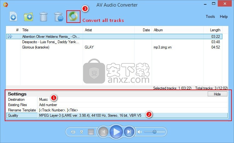 AV Audio Converter(多功能音频文件格式转换工具)