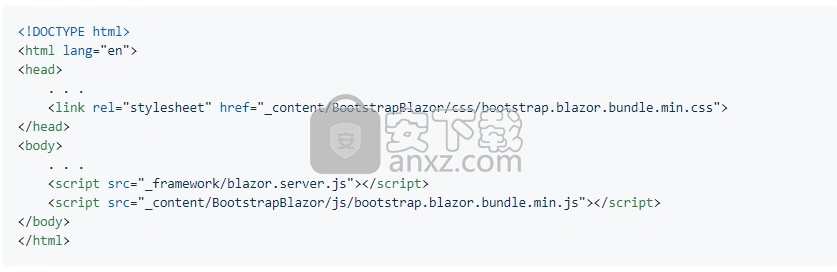 Bootstrap Blazor组件库