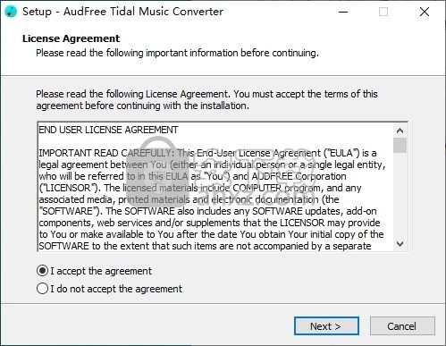 AudFree Tidal Music Converter(Tidal音乐转换器)