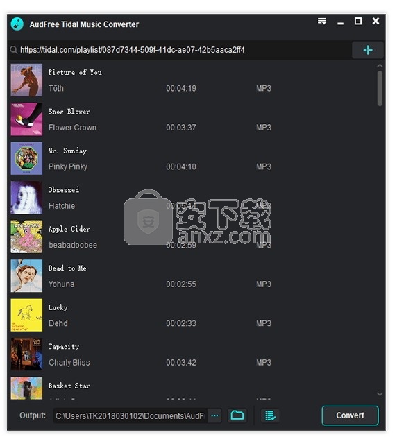 AudFree Tidal Music Converter(Tidal音乐转换器)