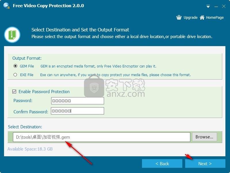 Free Videos Copy Protection(免费视频加密软件)