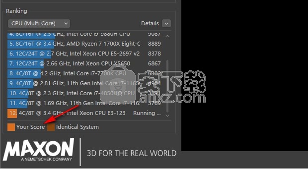 cinebench r23免费版(CPU性能测试软件)