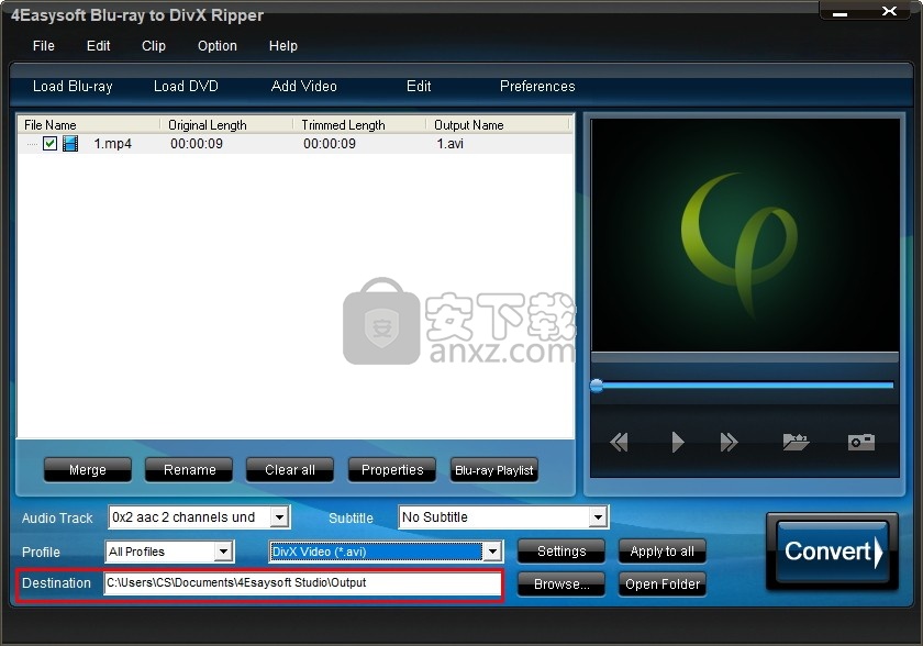 4Easysoft Blu-ray to DivX Ripper(蓝光转DivX转换器) 