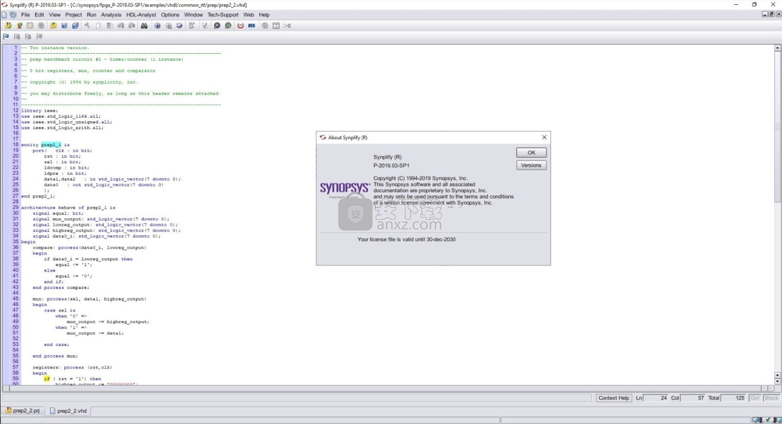 synopsys synplify pro