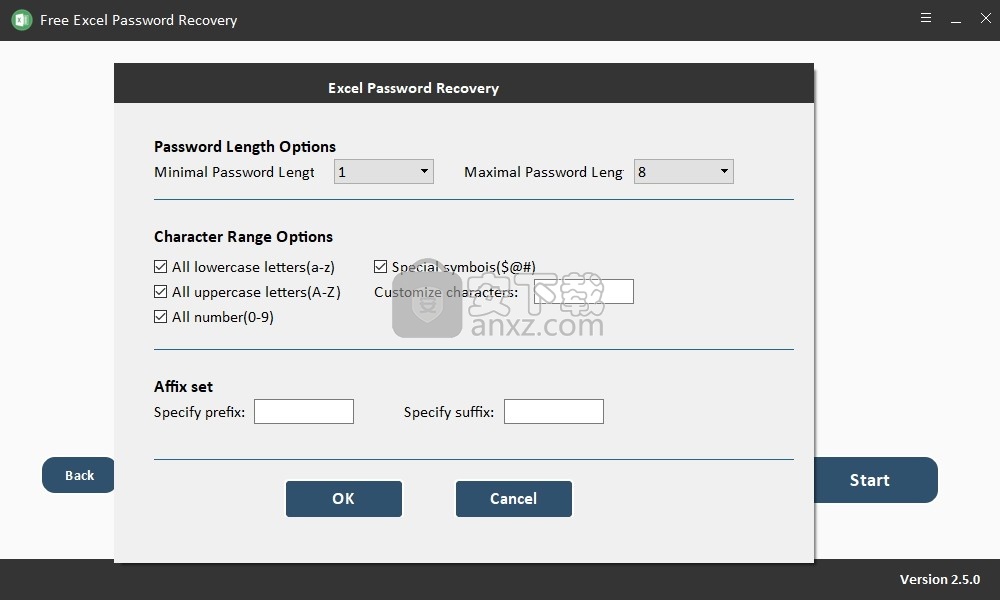 Free Excel Password Recovery(Excel密码恢复软件)