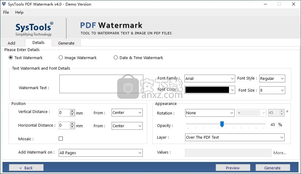 SysTools PDF Watermark(PDF加水印软件)