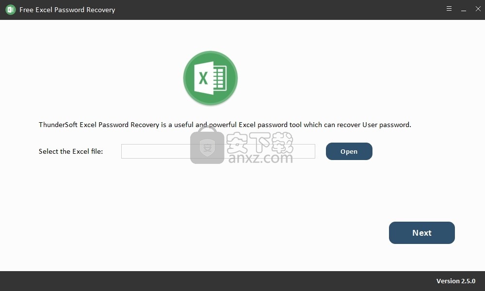 Free Excel Password Recovery(Excel密码恢复软件)