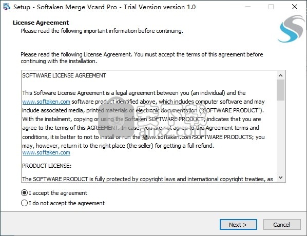 Softaken Merge Vcard Pro(VCF合并工具)