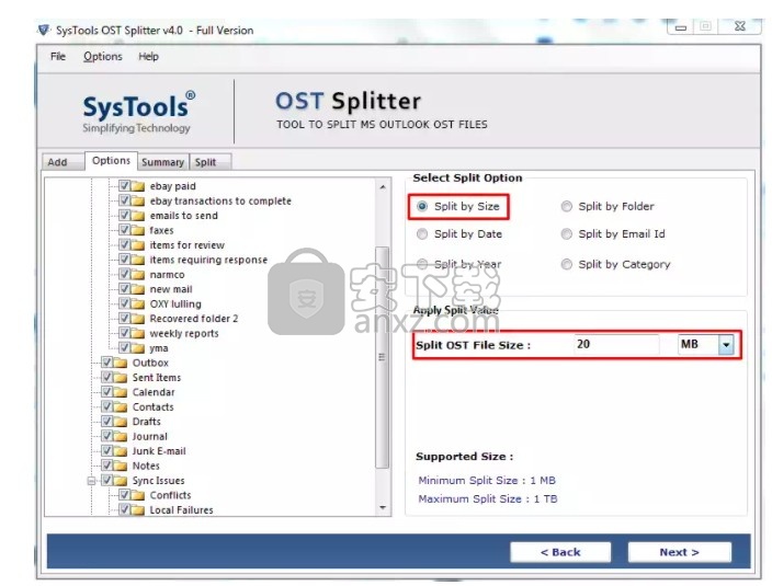 SysTools OST Splitter(OST拆分工具)