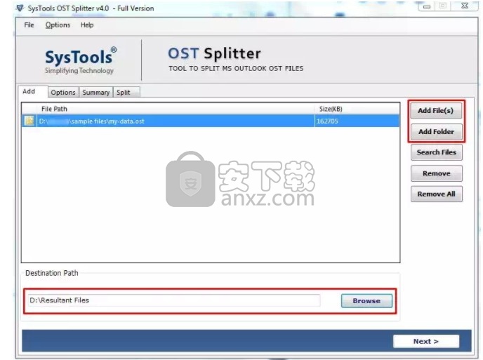 SysTools OST Splitter(OST拆分工具)