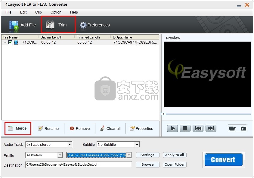 4Easysoft FLV to FLAC Converter(FLV转FLAC格式转换器)