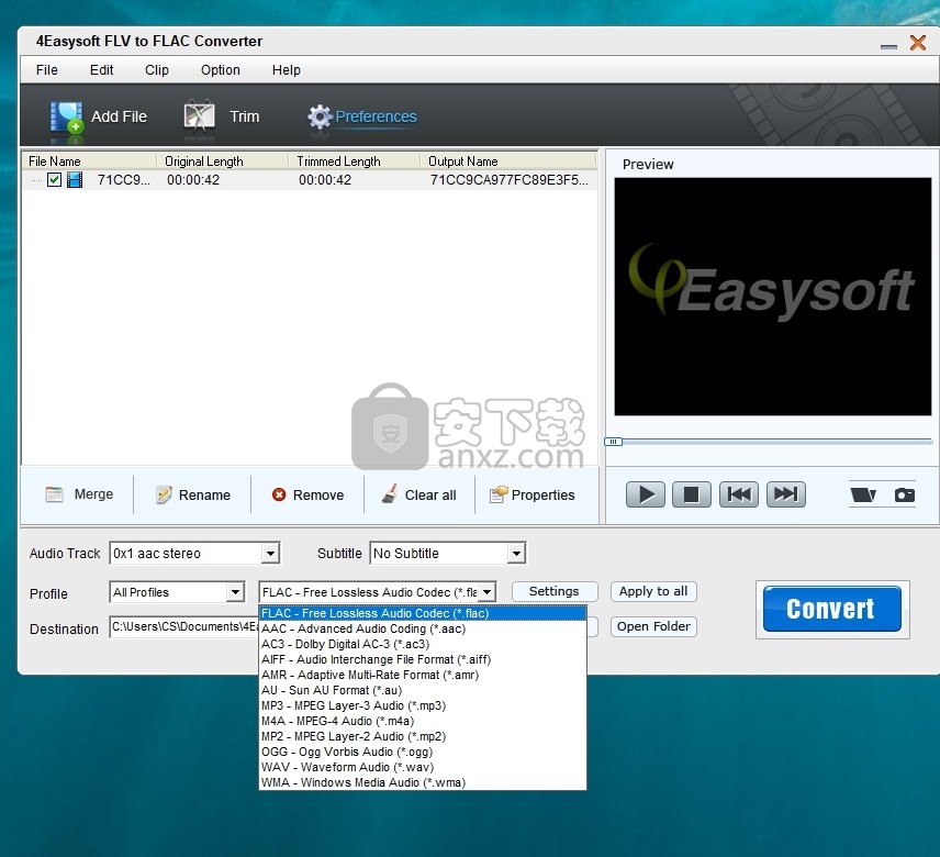 4Easysoft FLV to FLAC Converter(FLV转FLAC格式转换器)