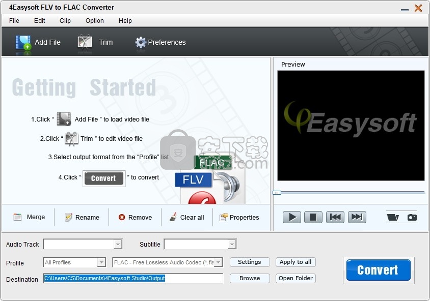 4Easysoft FLV to FLAC Converter(FLV转FLAC格式转换器)