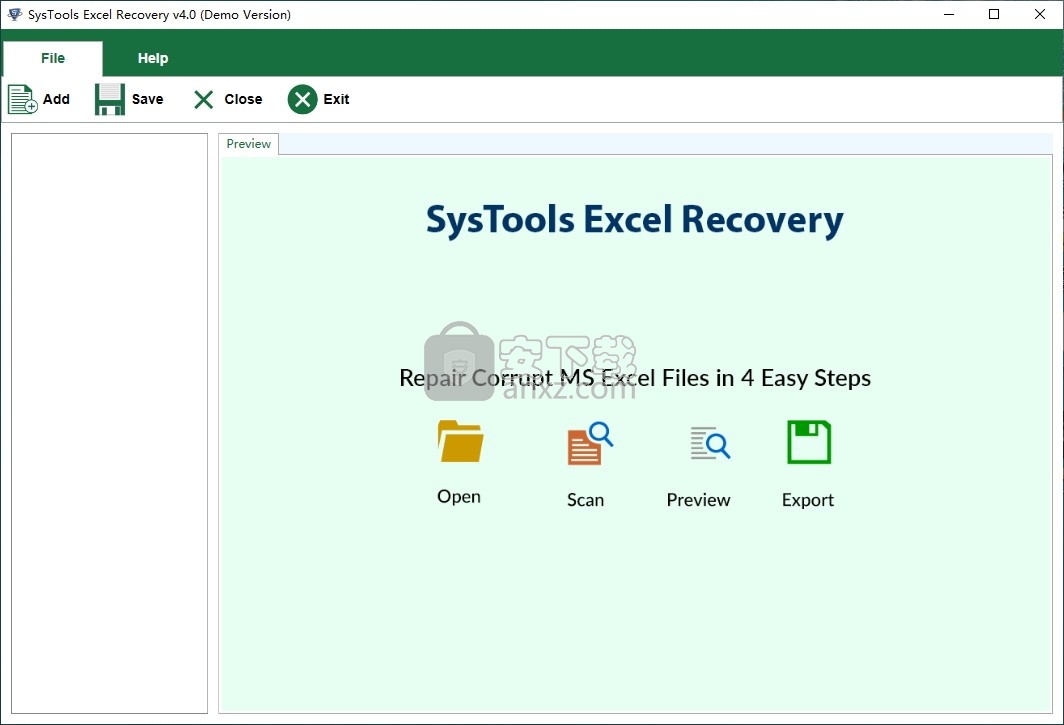 SysTools XLSX Recovery(XLSX文件修复工具)