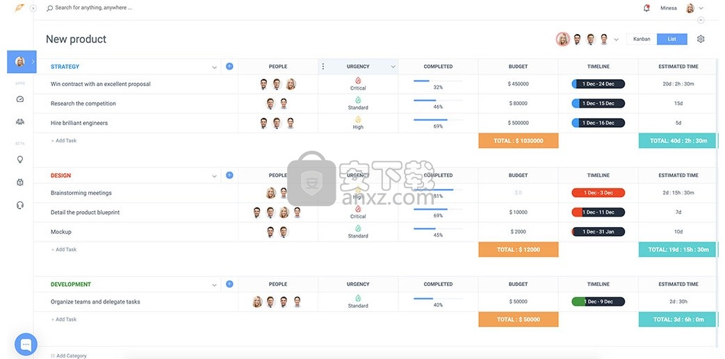 Easynote(工作项目管理软件)