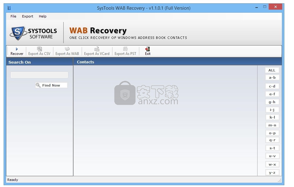 SysTools WAB Recovery(WAB联系人数据恢复软件)