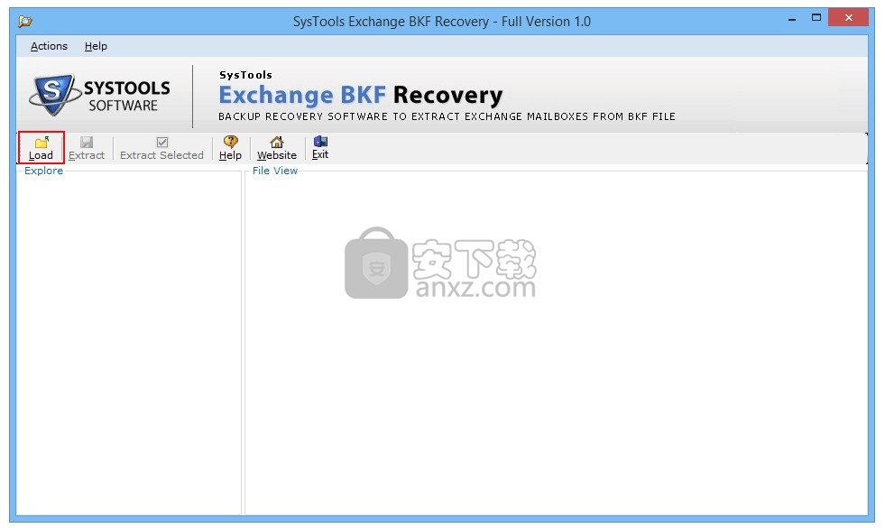 SysTools Exchange BKF Recovery(Exchange BKF数据恢复工具)