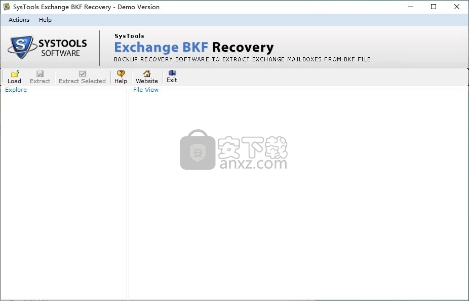 SysTools Exchange BKF Recovery(Exchange BKF数据恢复工具)