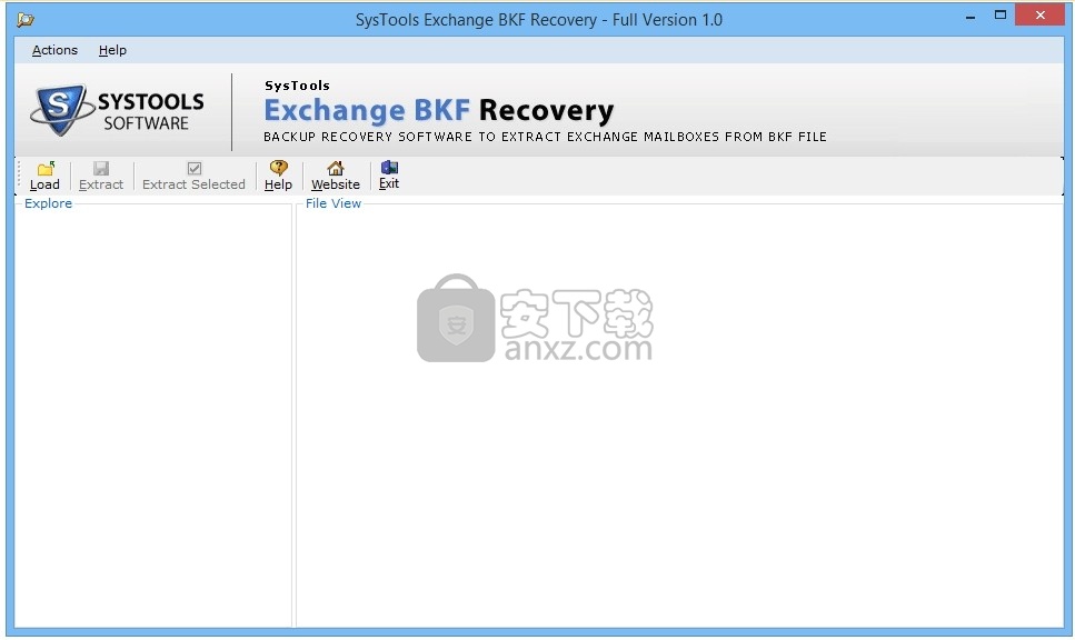 SysTools Exchange BKF Recovery(Exchange BKF数据恢复工具)