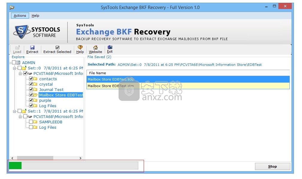 SysTools Exchange BKF Recovery(Exchange BKF数据恢复工具)