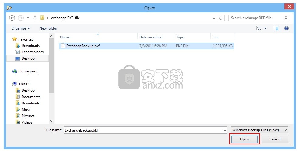 SysTools Exchange BKF Recovery(Exchange BKF数据恢复工具)