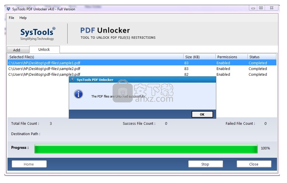 SysTools PDF Unlocker(PDF解锁器)