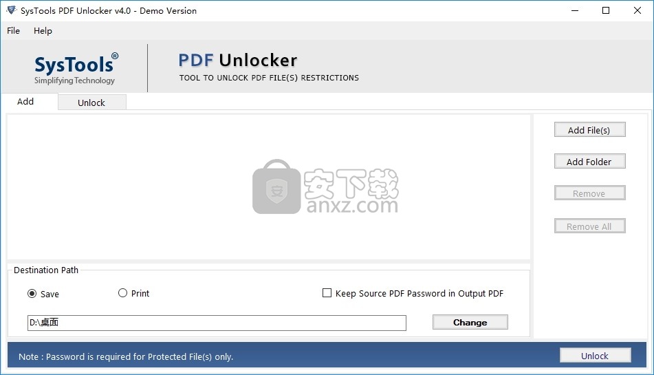 SysTools PDF Unlocker(PDF解锁器)