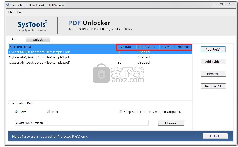 SysTools PDF Unlocker(PDF解锁器)