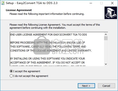 Easy2Convert TGA to DDS(TGA转DDS格式转换器)