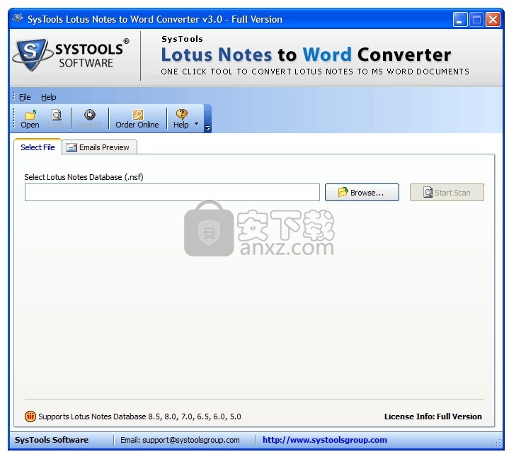 SyTools Lotus Notes to Word Converter(Lotus Notes转Word转换器)
