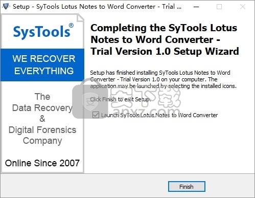 SyTools Lotus Notes to Word Converter(Lotus Notes转Word转换器)