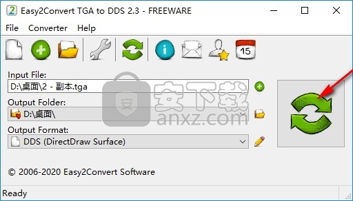 Easy2Convert TGA to DDS(TGA转DDS格式转换器)