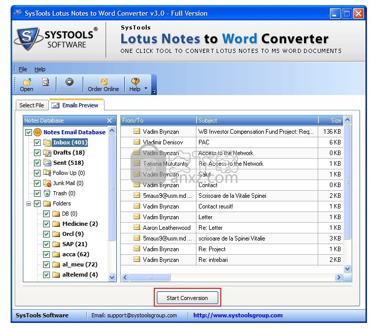 SyTools Lotus Notes to Word Converter(Lotus Notes转Word转换器)