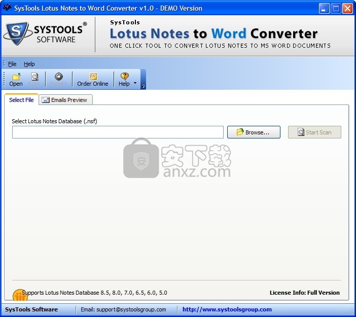 SyTools Lotus Notes to Word Converter(Lotus Notes转Word转换器)