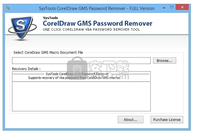 SysTools CorelDraw GMS Password Remover(CorelDraw GMS密码移除器)