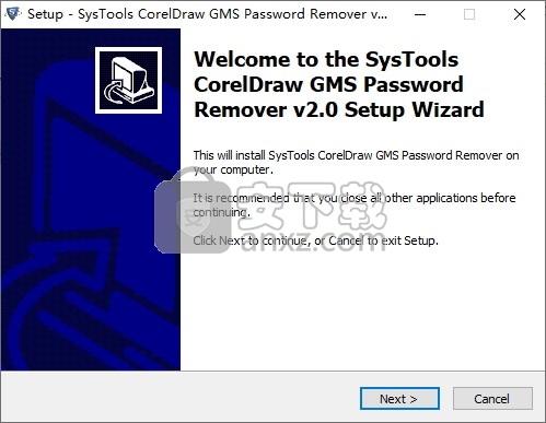 SysTools CorelDraw GMS Password Remover(CorelDraw GMS密码移除器)