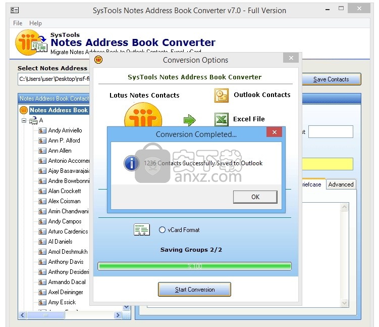 SysTools Notes Address Book Converter(Notes通讯簿转换器)
