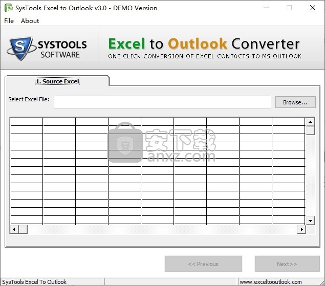 SysTools Excel to Outlook Converter(Excel转Outlook工具)