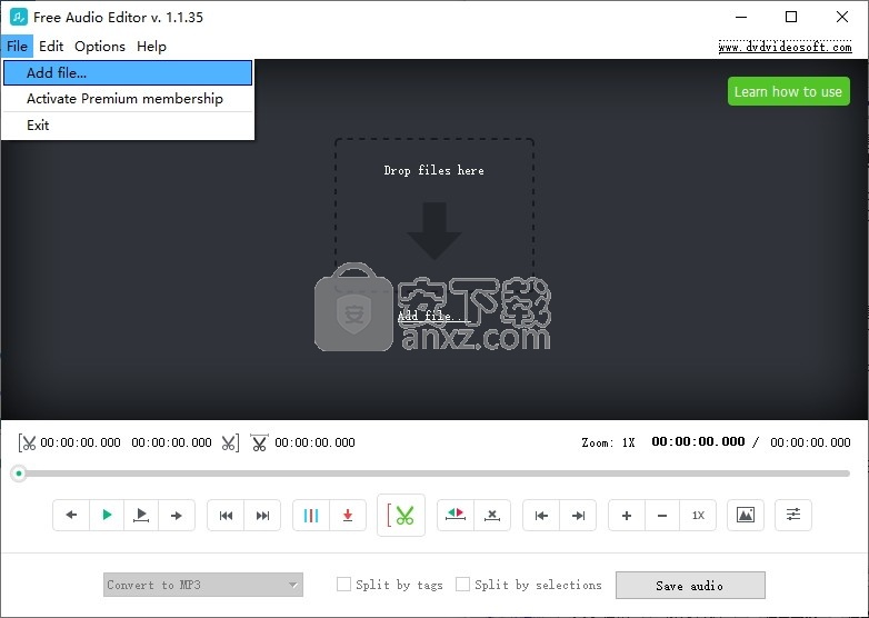 DVDVideosoft Free Audio Editor(免费音频编辑软件) 