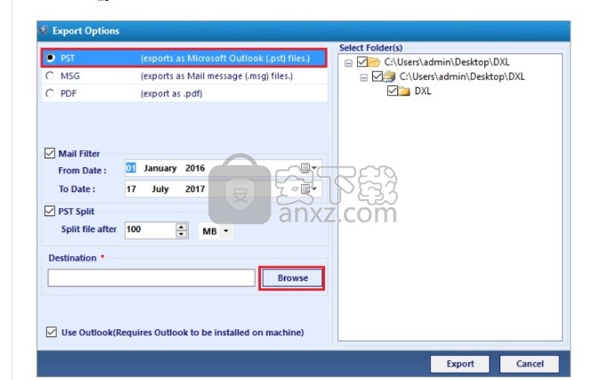 SysTools DXL to PST Converter(DXL转PST转换器)