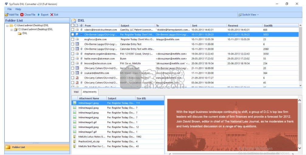 SysTools DXL to PST Converter(DXL转PST转换器)