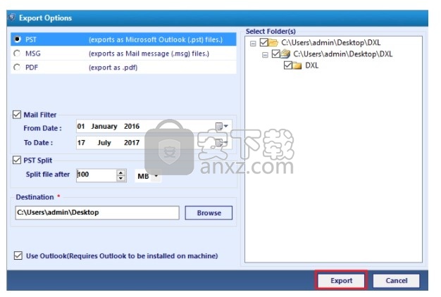 SysTools DXL to PST Converter(DXL转PST转换器)