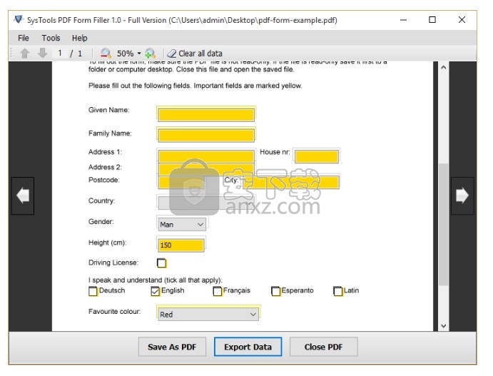 SysTools PDF Form Filler(PDF表单填写软件)